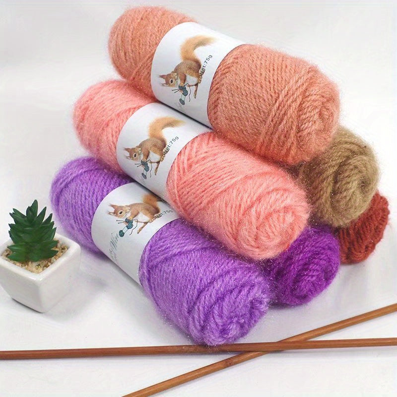 Pack de 6 ovillos de lana acrílica