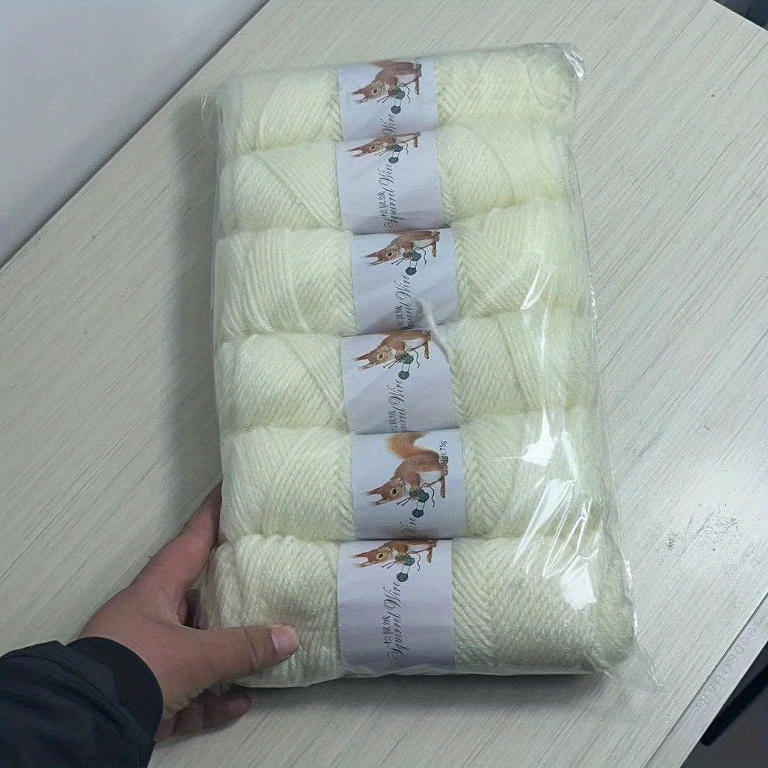 Pack de 6 ovillos de lana acrílica