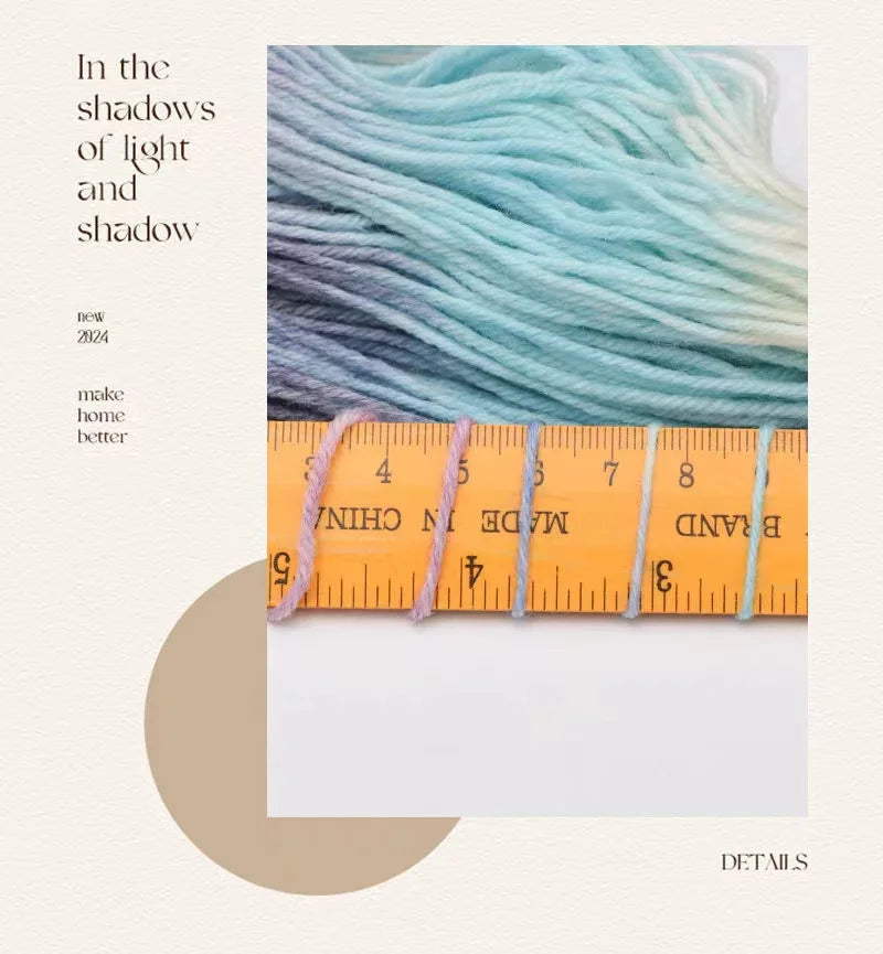 Lana merino teñida a mano