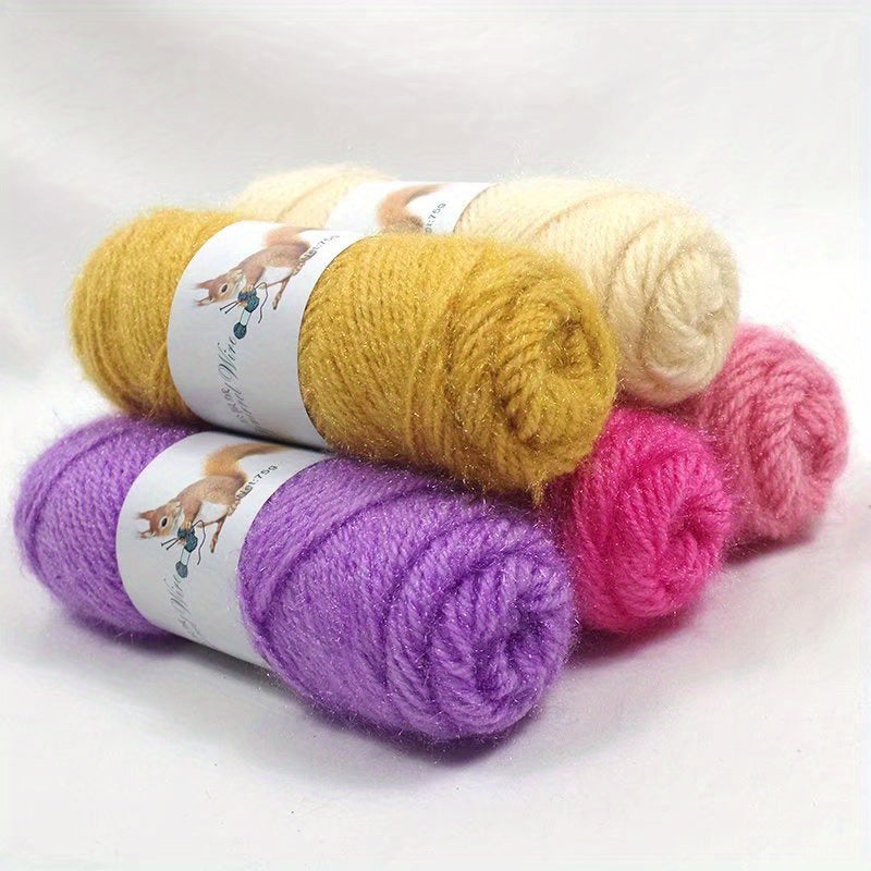 Pack de 6 ovillos de lana acrílica