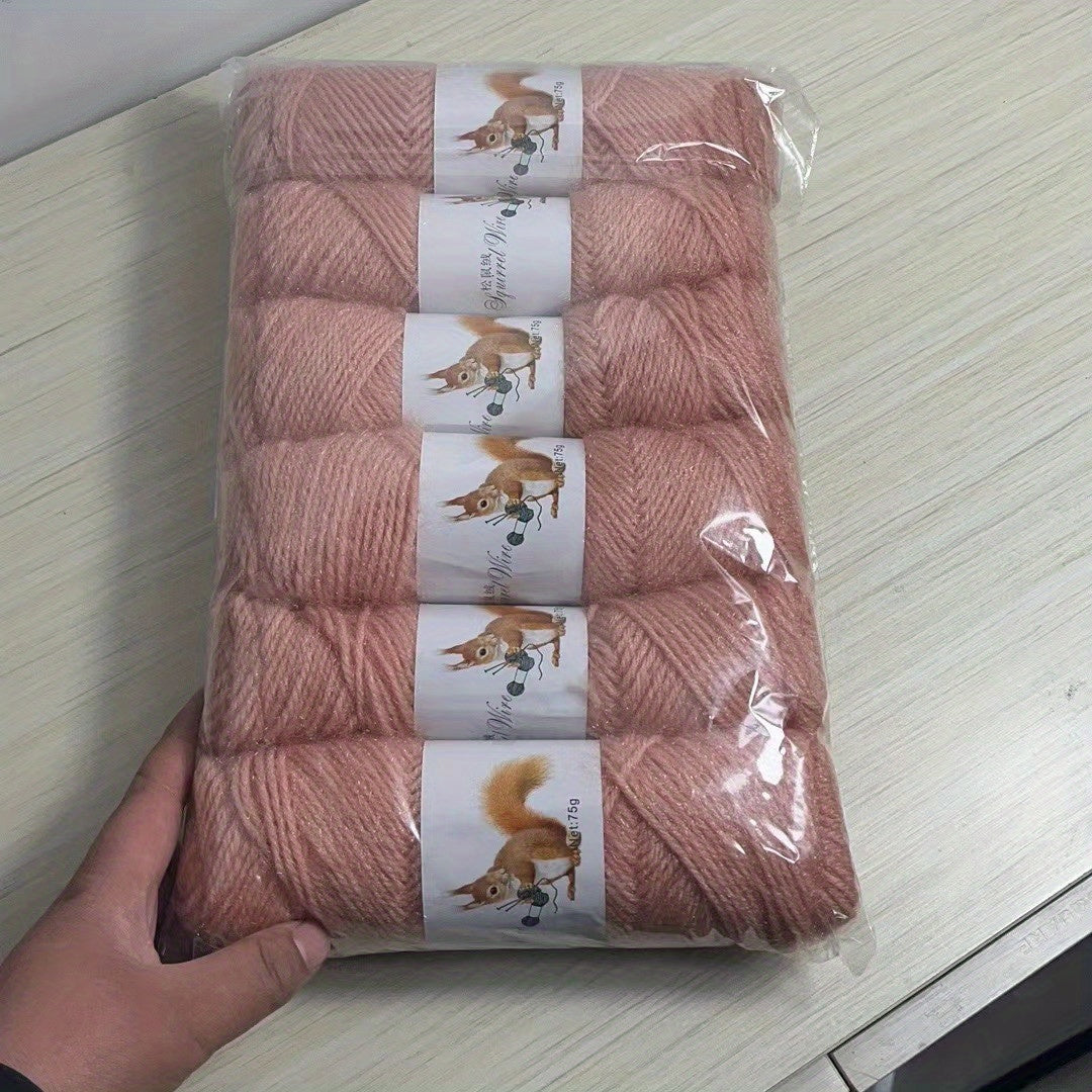 Pack de 6 ovillos de lana acrílica